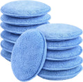 Microfiber Wax Applicator Pads, 12-Pack