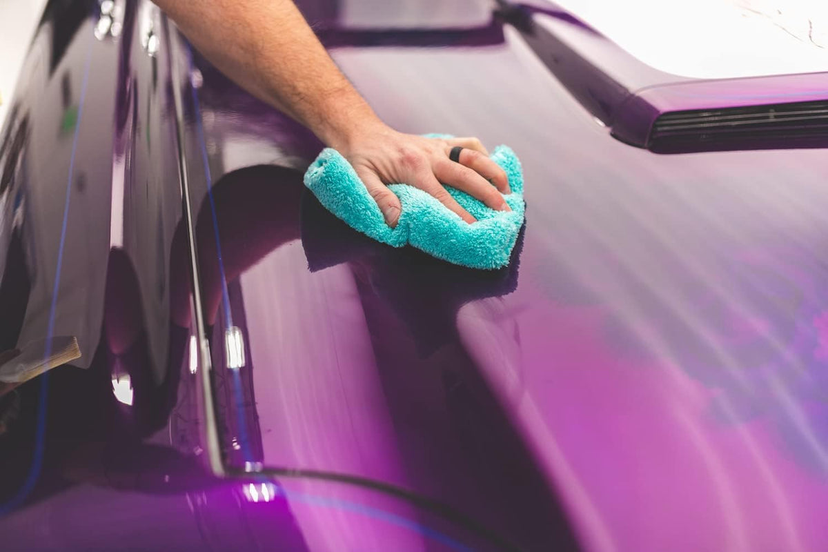 Super Plush Microfiber Towels, 16X16 In, Teal Blue, (6-Pack)