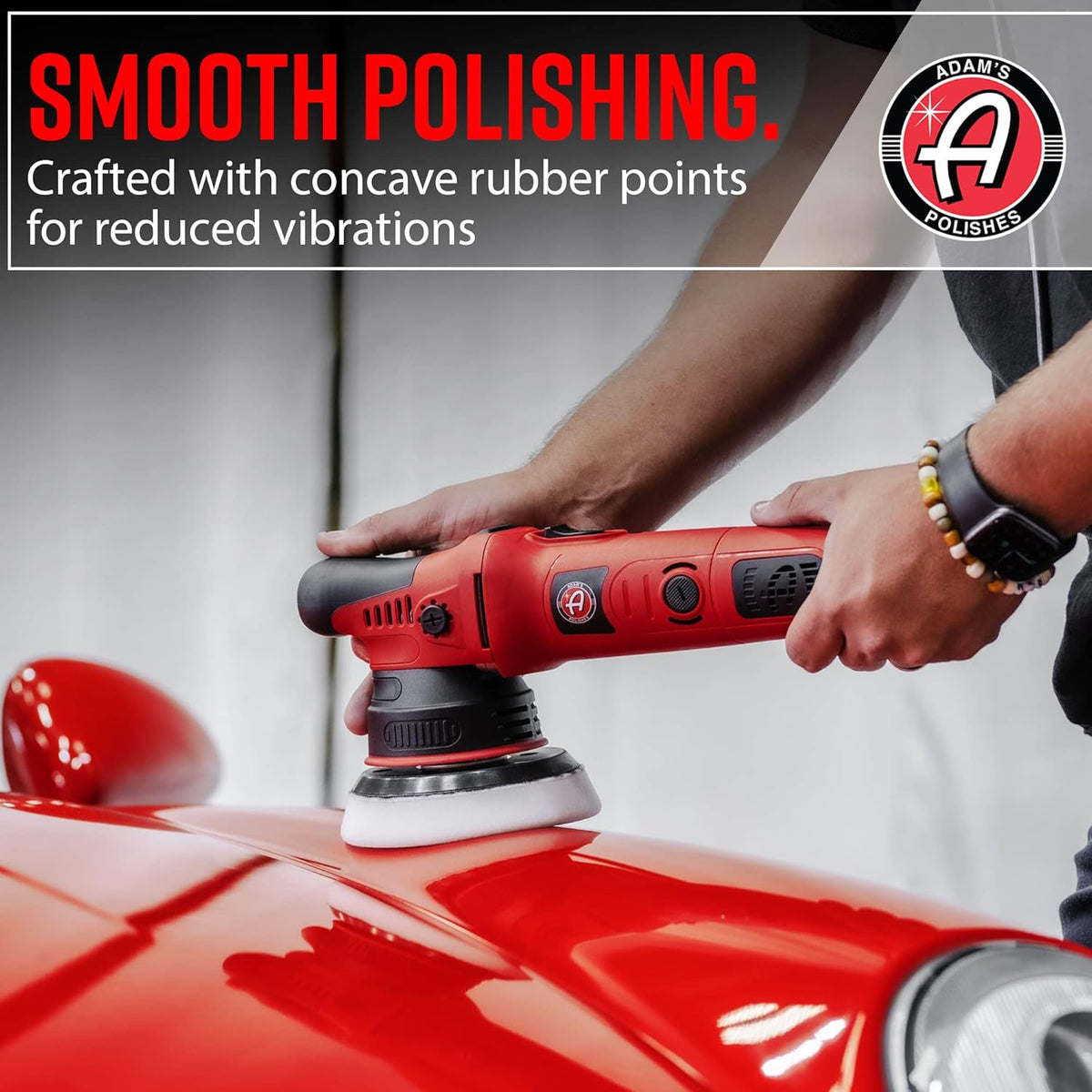 Adam's Polishes - 9Mm Dual Action Car Polisher (Polishing Kit) - Buffer Car Scratch Remover for Car Detailing | Includes Polish, Compound & Pads