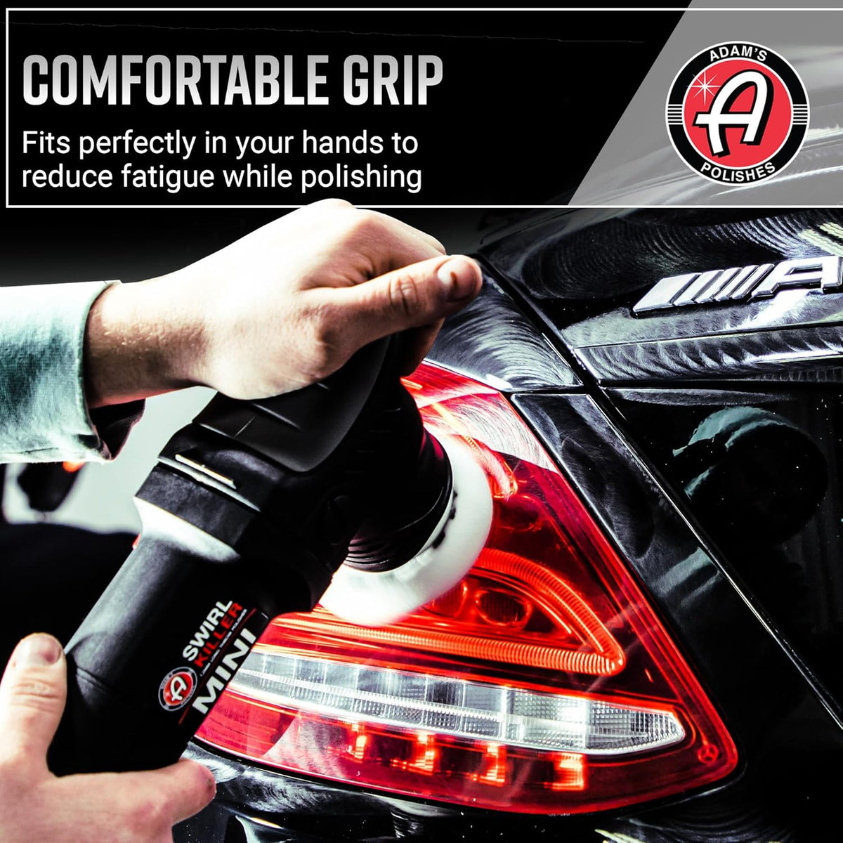 Adam's Polishes - Swirl Killer 12Mm Polisher - Orbital Polishing Paint Correcting Buffer Tool - Car Scratch Remover - Use Post Car Wash Clay Bar & Pre Wax or Ceramic Coating