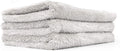 Super Plush Microfiber Detailing Towels, 16In X 24In, Ice Grey, (3-Pack)