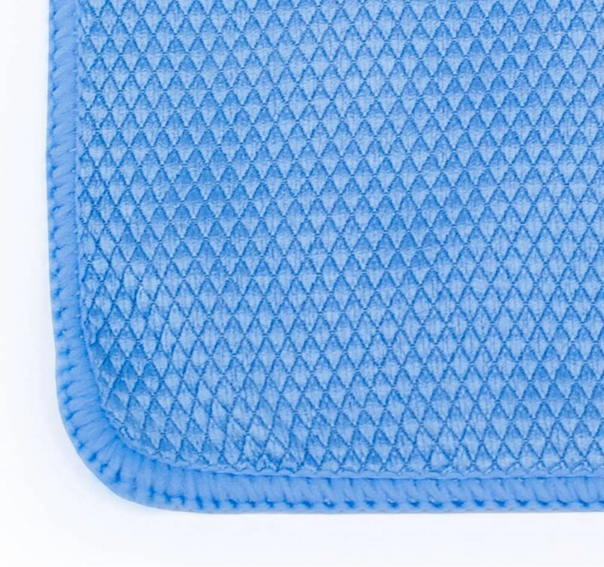 Diamond Weave Glass Towels 16 X 16 In, Blue, 6-Pack