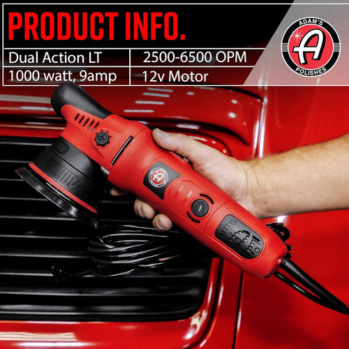 Adam's Polishes - 9Mm Dual Action Car Polisher (Polishing Kit) - Buffer Car Scratch Remover for Car Detailing | Includes Polish, Compound & Pads