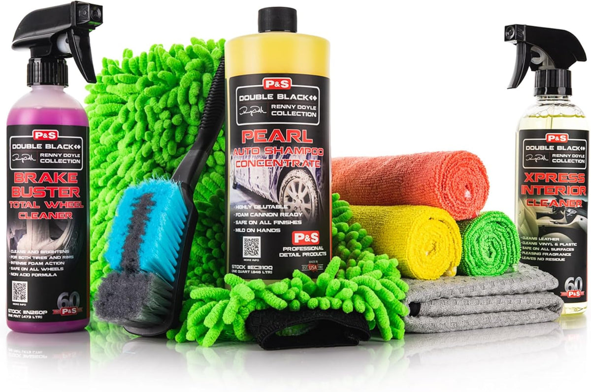 Complete Car Cleaning Kit - 10 Piece Kit