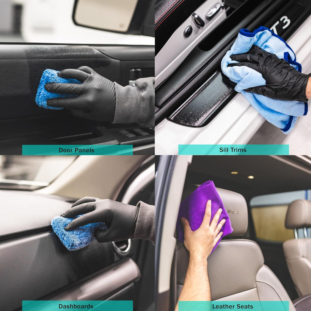 Koch-Chemie - Top Star - Interior Plastic and Vinyl Conditioner, UV Protection, Interior Plastic, Dash, Vinyl & Leather, like New OEM Finish (1 Liter)