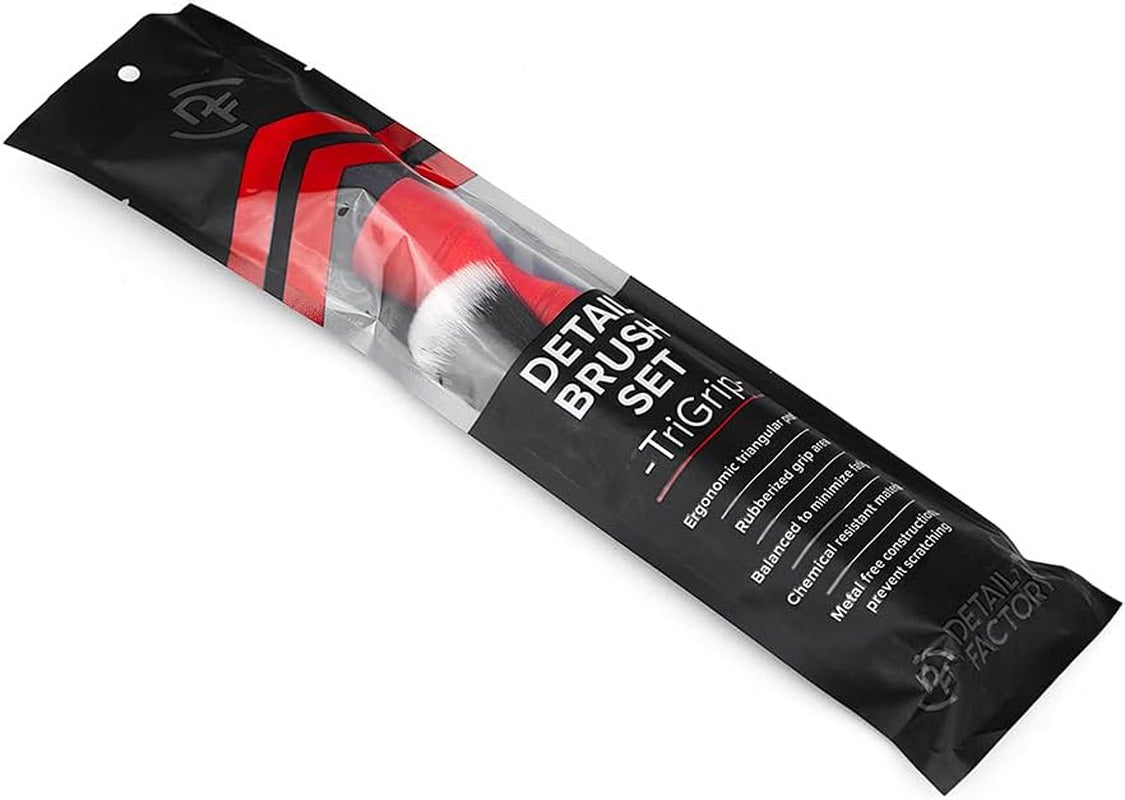 Trigrip Ultra-Soft Detailing Brush Set - Red