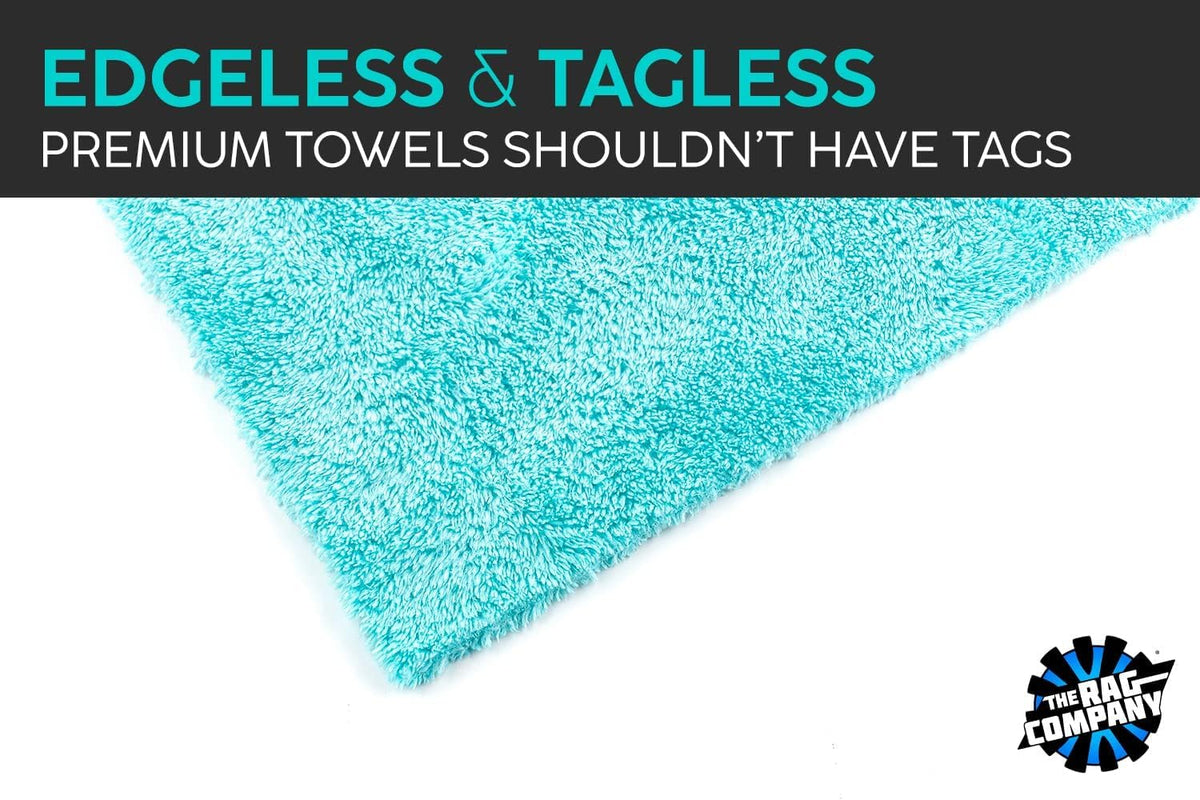 Super Plush Microfiber Towels, 16X16 In, Teal Blue, (6-Pack)