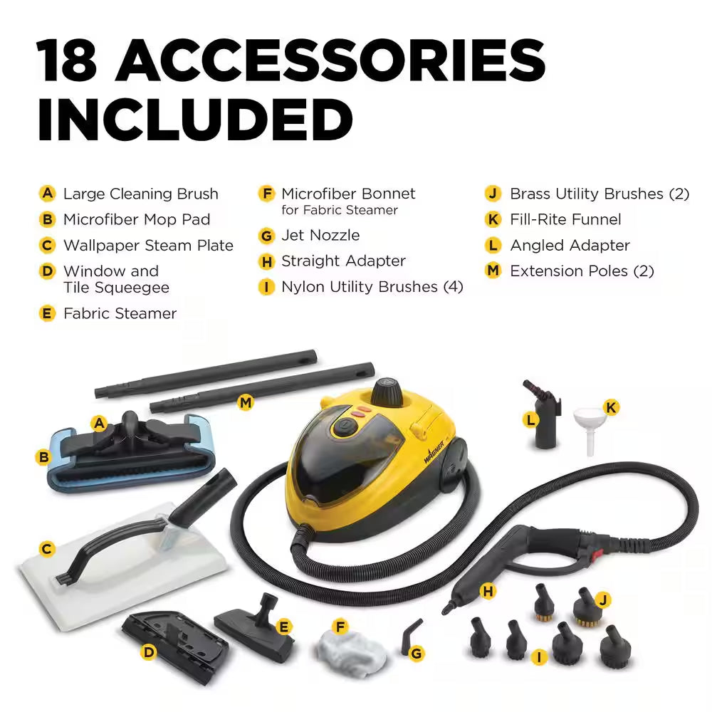 Wagner - 915E Steam Cleaner. 18 Accessories