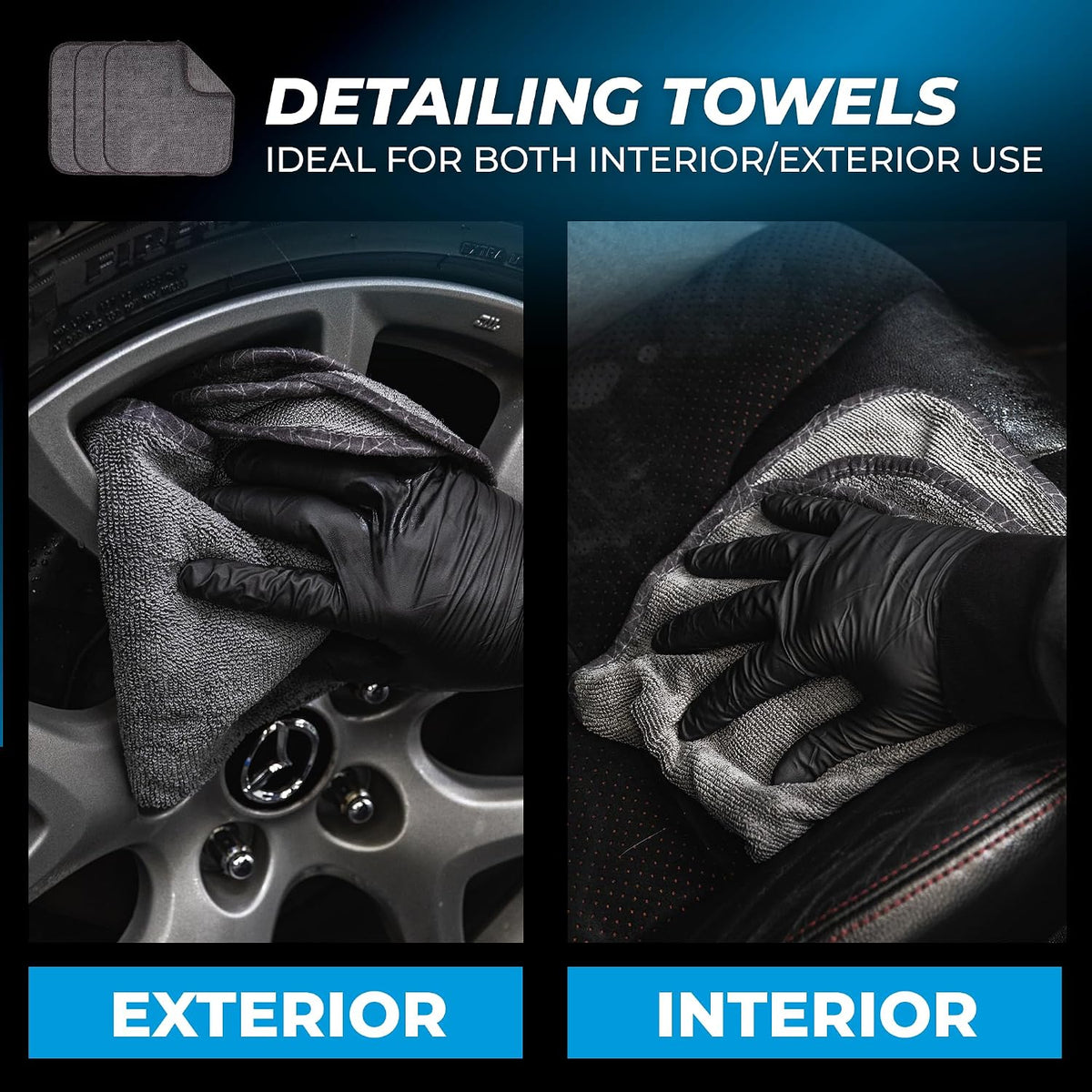 Premium Car Cleaning Kit - 8 Piece Kit