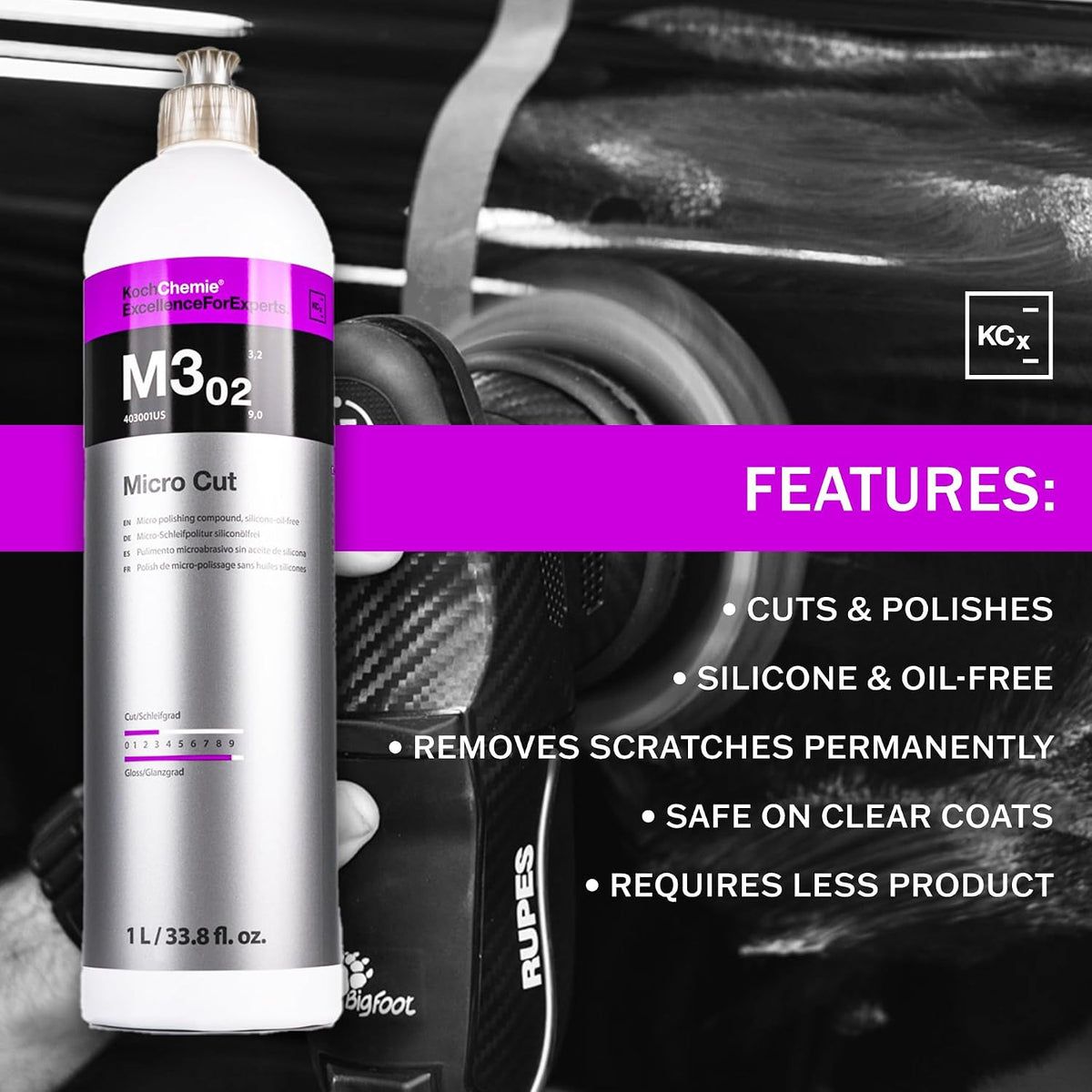 Koch-Chemie - M3.02 Micro Cut Polishing Compound - 250Ml