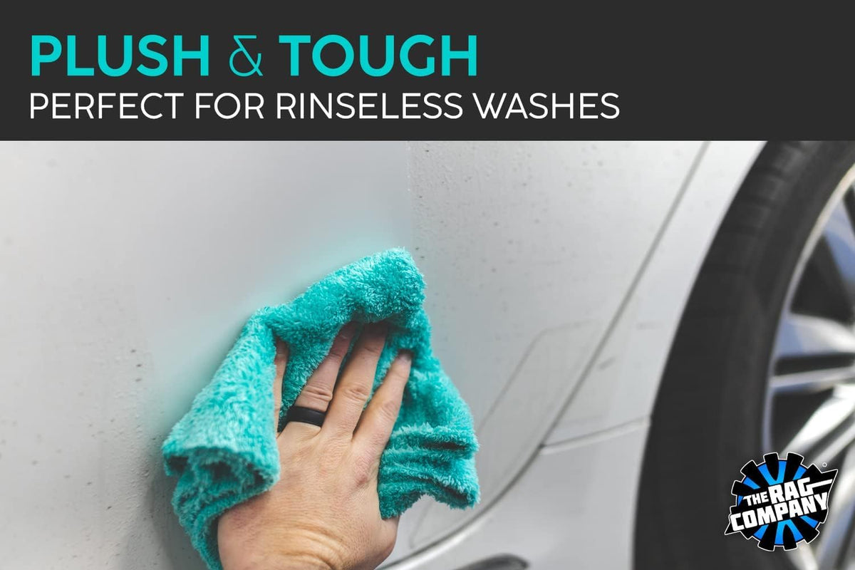 Super Plush Microfiber Towels, 16X16 In, Teal Blue, (6-Pack)