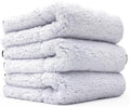Ultra-Thick Microfiber Towels - 16"X16" - White - (3-Pack)