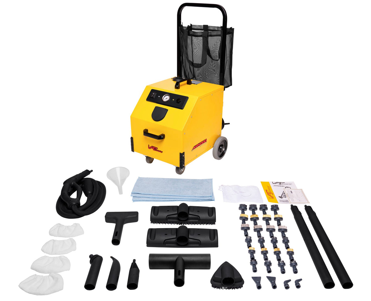 Vapamore MR-1000 Forza Steam Cleaner with included accessories