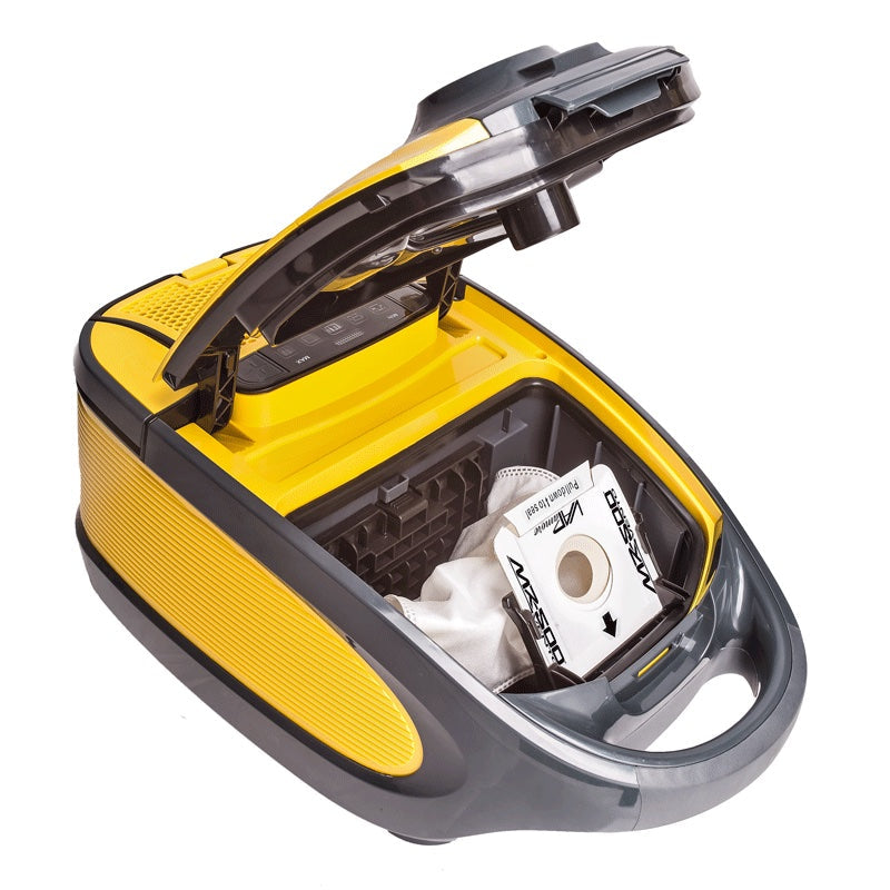 Vapamore MR-500 Vento Canister Vacuum open dust compartment