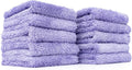 Microfiber Detailing Towels (8"x8"), Lavender (10-Pack)