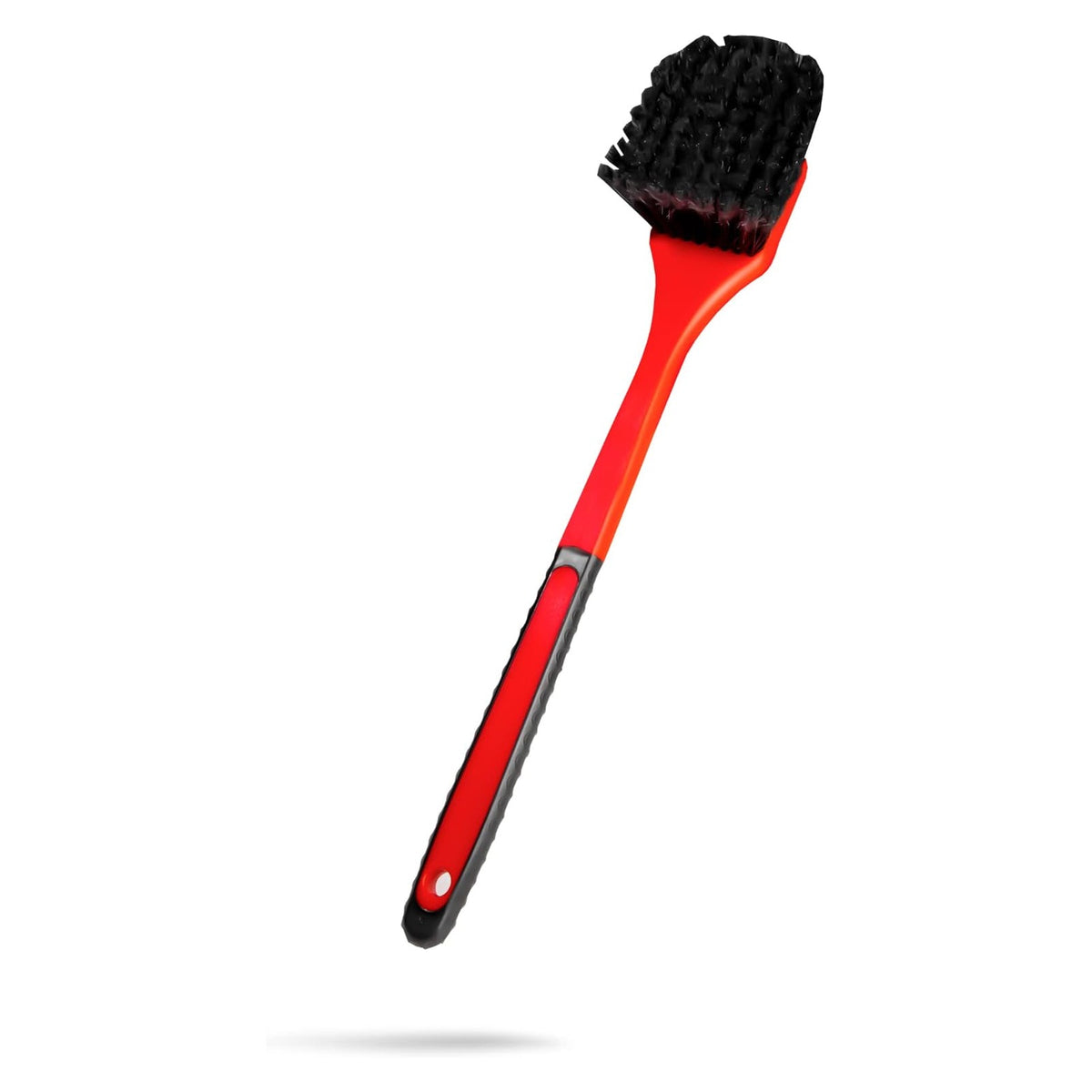 Adam's Polishes Rubberized Fender Brush, Long Handle - full product photo