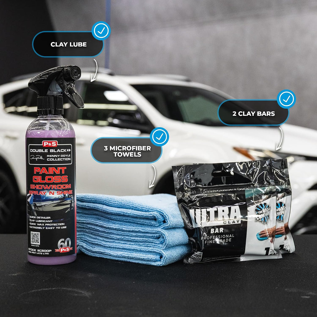 Clay Bar Kit – 6 Piece Kit
