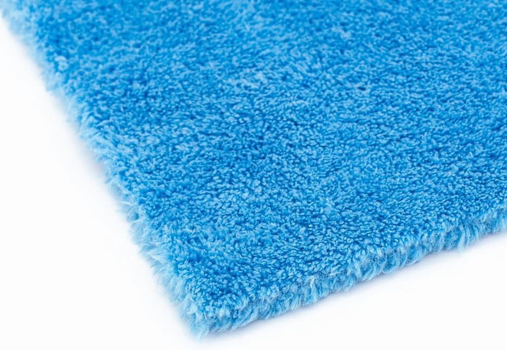 Super Plush Microfiber Detailing Towels, (8In X 8In), Blue, 10-Pack