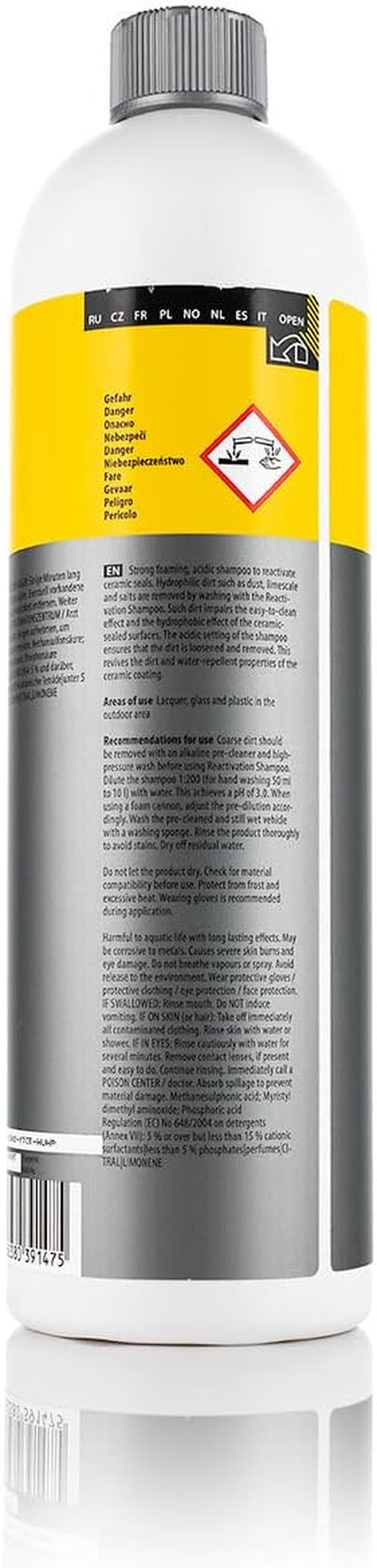 Koch-Chemie - Reactivation Shampoo Rs - 1 Liter - Auto Detailing Car Wash