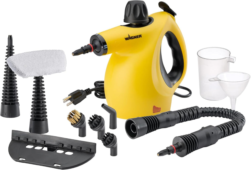 Wagner - 505E Handheld Steam Cleaner with 11 Accessories
