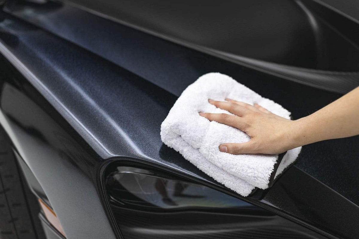 Ultra-Thick Microfiber Towels - 16"X16" - White - (3-Pack)