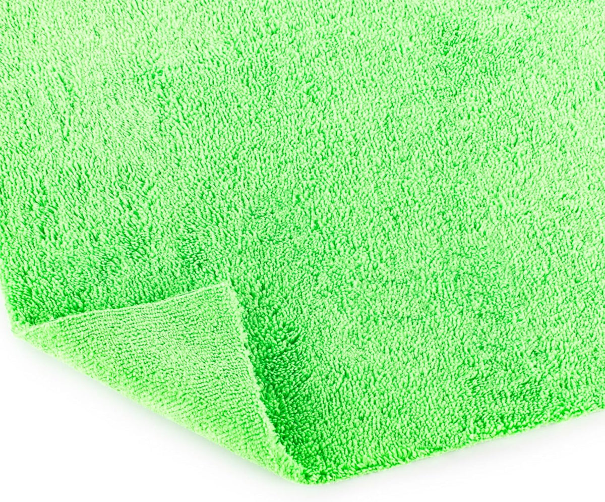 Dual-Pile Plush Microfiber, 16In X 16In, Lime Green
