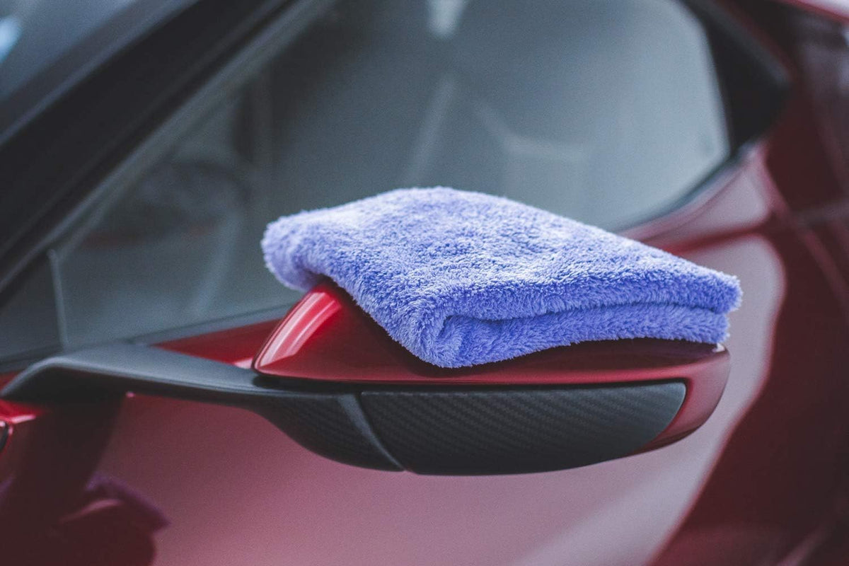 Super Plush Microfiber Detailing Towels, 16In X 16In, Lavender, (5 Pack)