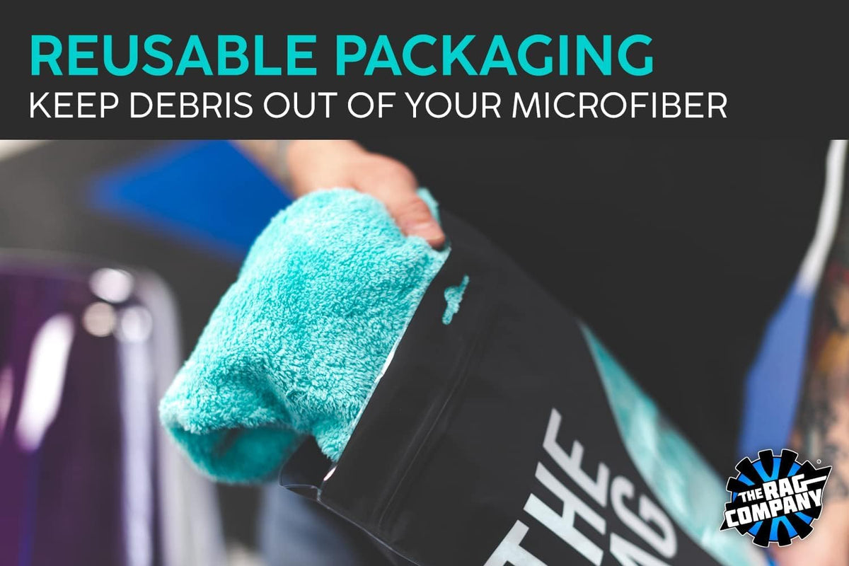 Super Plush Microfiber Towels, 16X16 In, Teal Blue, (6-Pack)