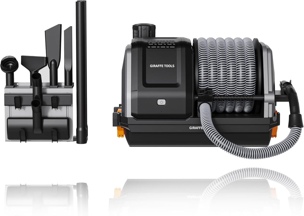 Giraffe Tools - Grandstorm Garage Vacuum Cleaner with Retractable 30FT Hose