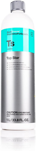 Koch-Chemie - Top Star - Interior Plastic and Vinyl Conditioner, UV Protection, Interior Plastic, Dash, Vinyl & Leather, like New OEM Finish (1 Liter)
