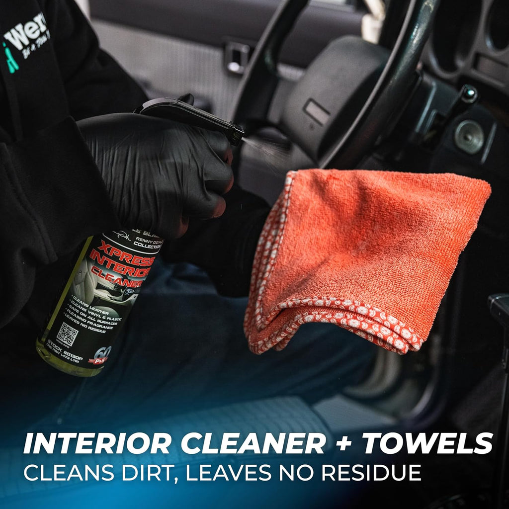 Complete Car Cleaning Kit - 10 Piece Kit