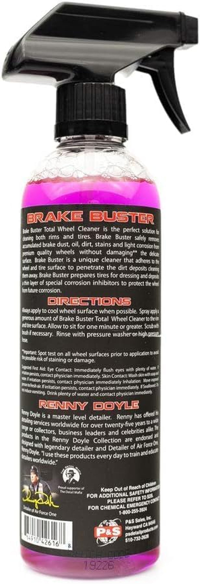 P&S Brake Buster Non-Acid Wheel Cleaner, 1 Pint - image 2