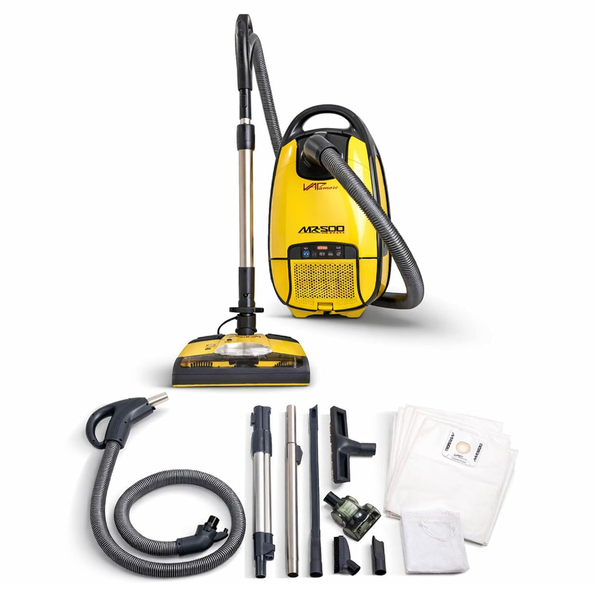 Vapamore MR-500 Vento Canister Vacuum - full product photo